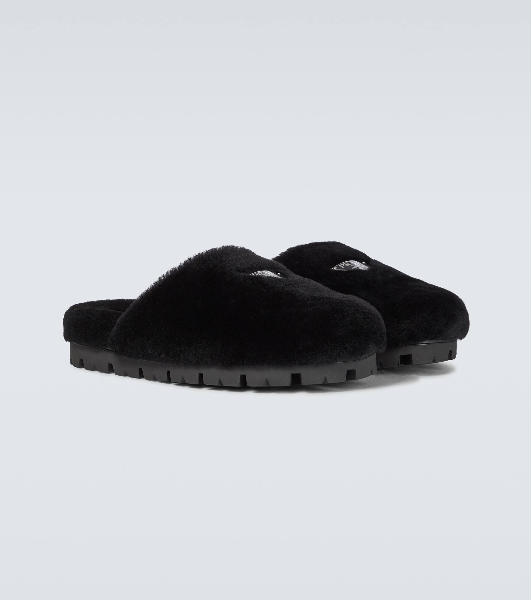Shearling slippers - 5