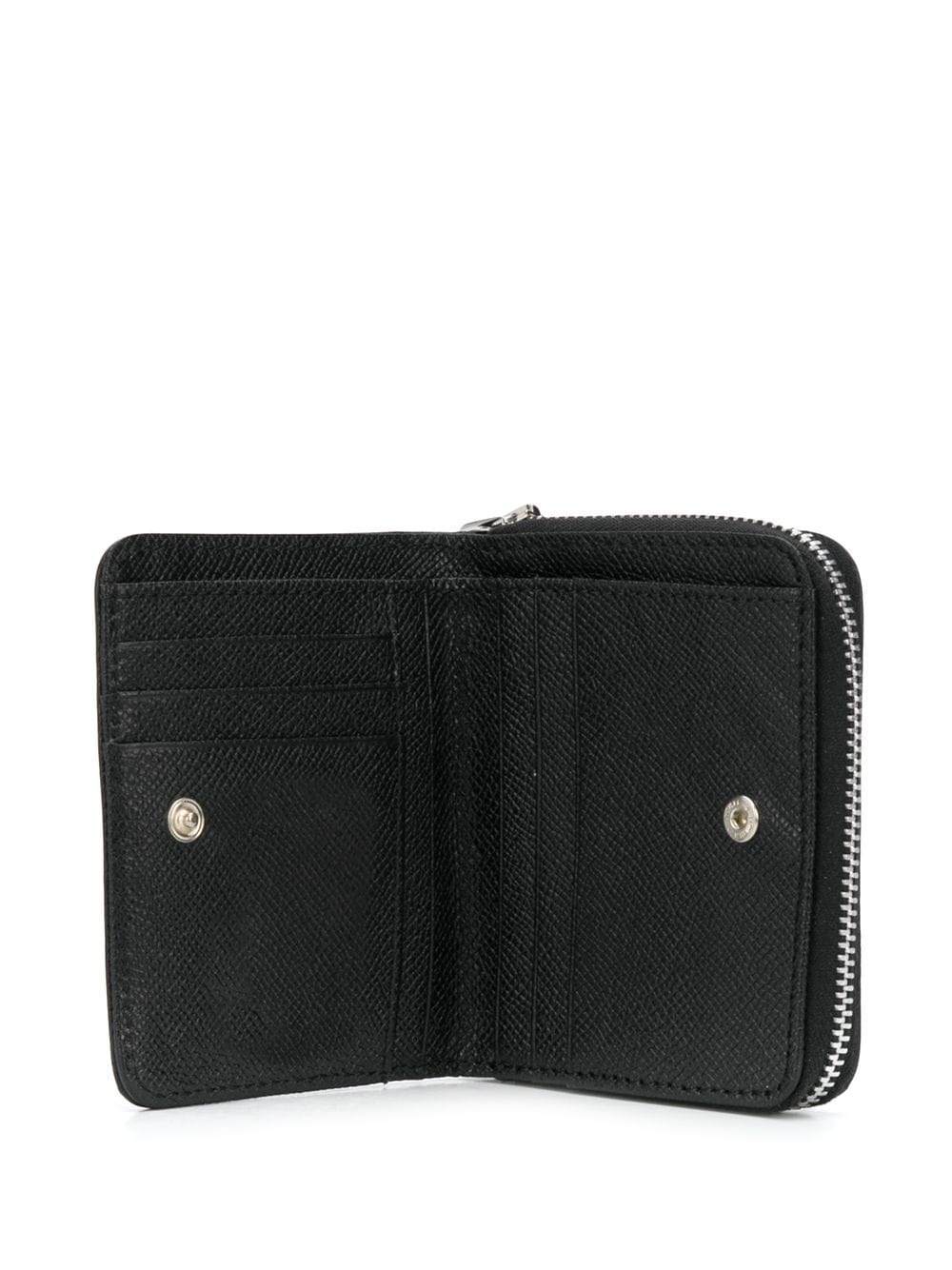 zip-around leather wallet - 3