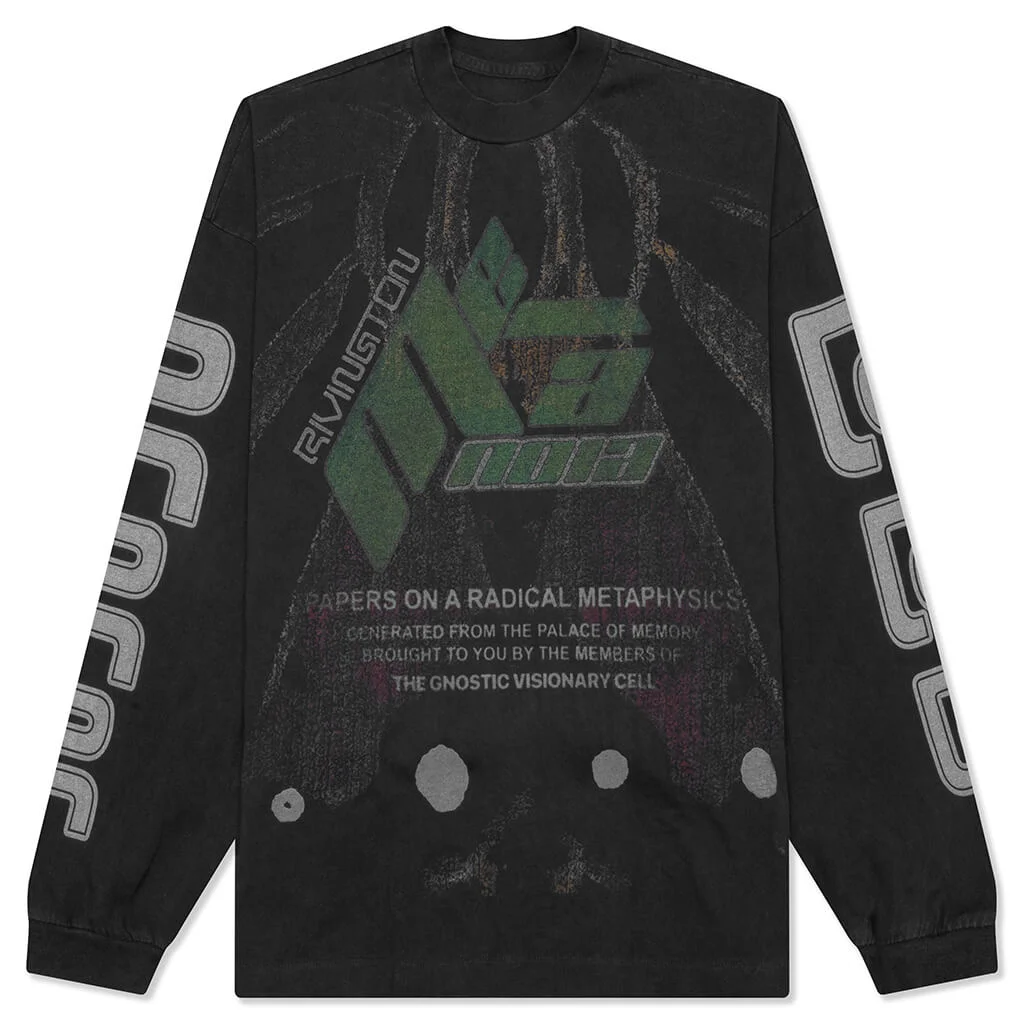 METAMOTH 2 VINTAGE L/S TEE - VINTAGE BLACK - 1