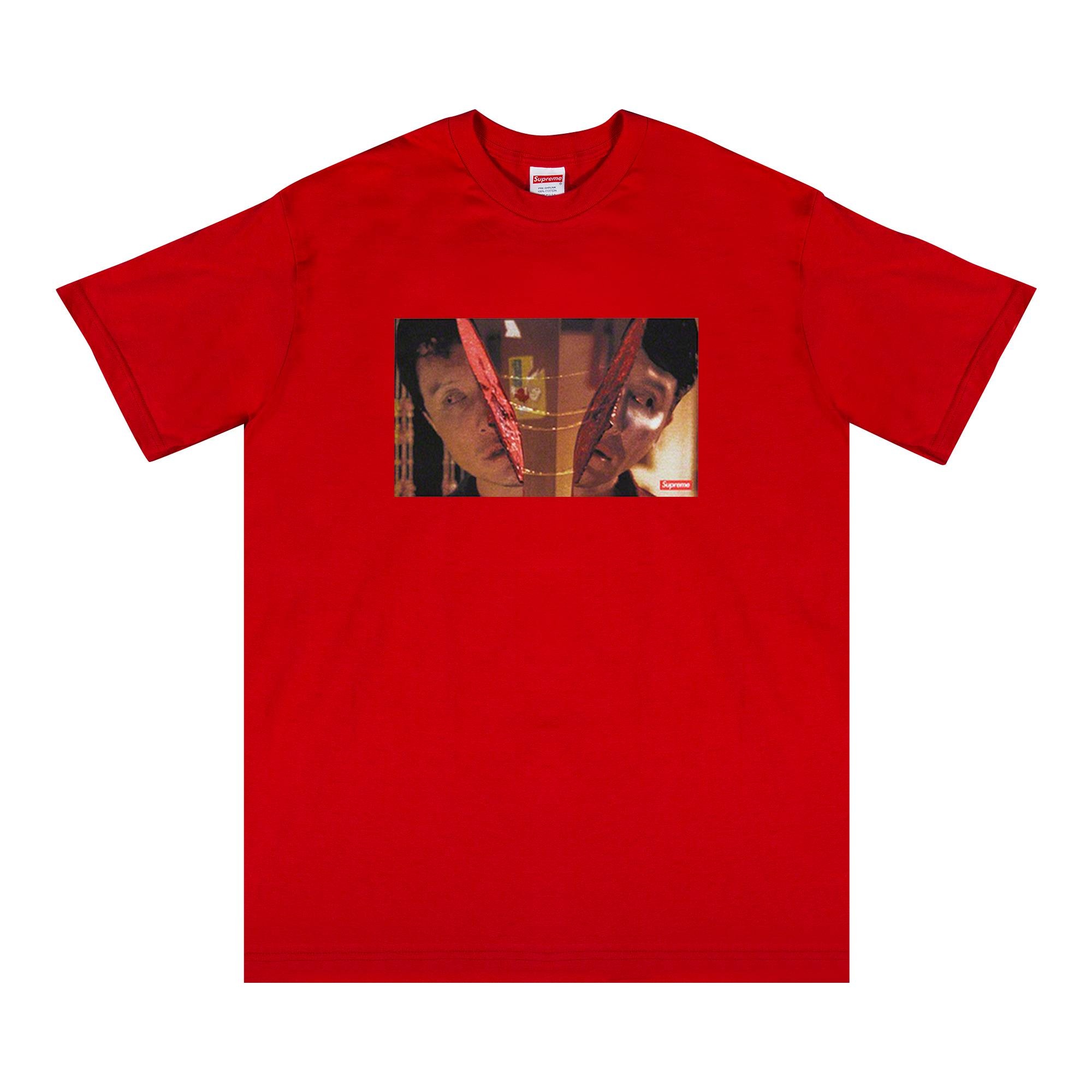 Supreme Split Tee 'Red' - 1