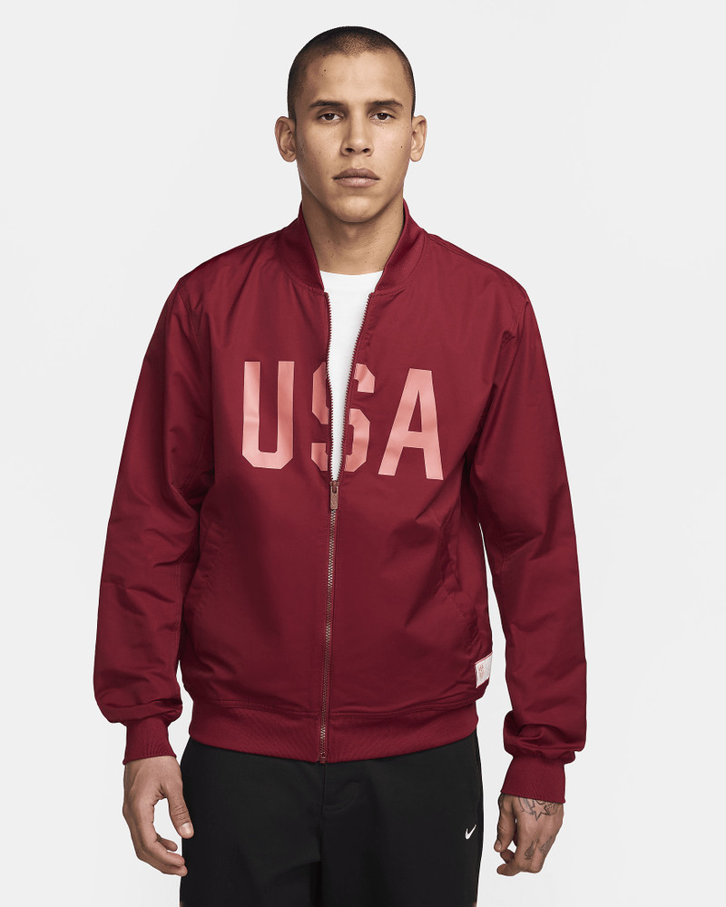USA Sport Essentials Men's Nike Soccer Woven Bomber Jacket 1