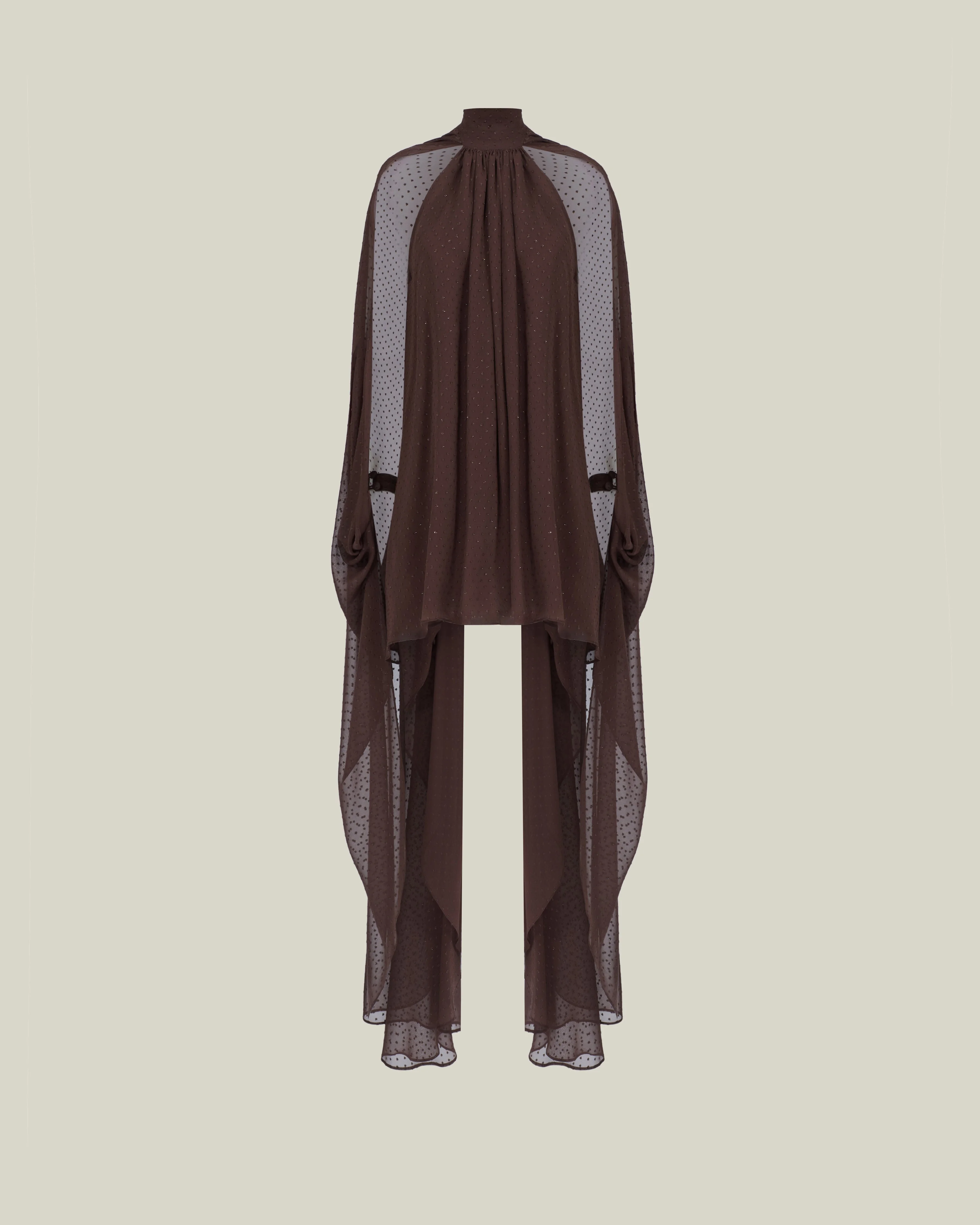 Mini Eterea Dress in Chocolate - 1