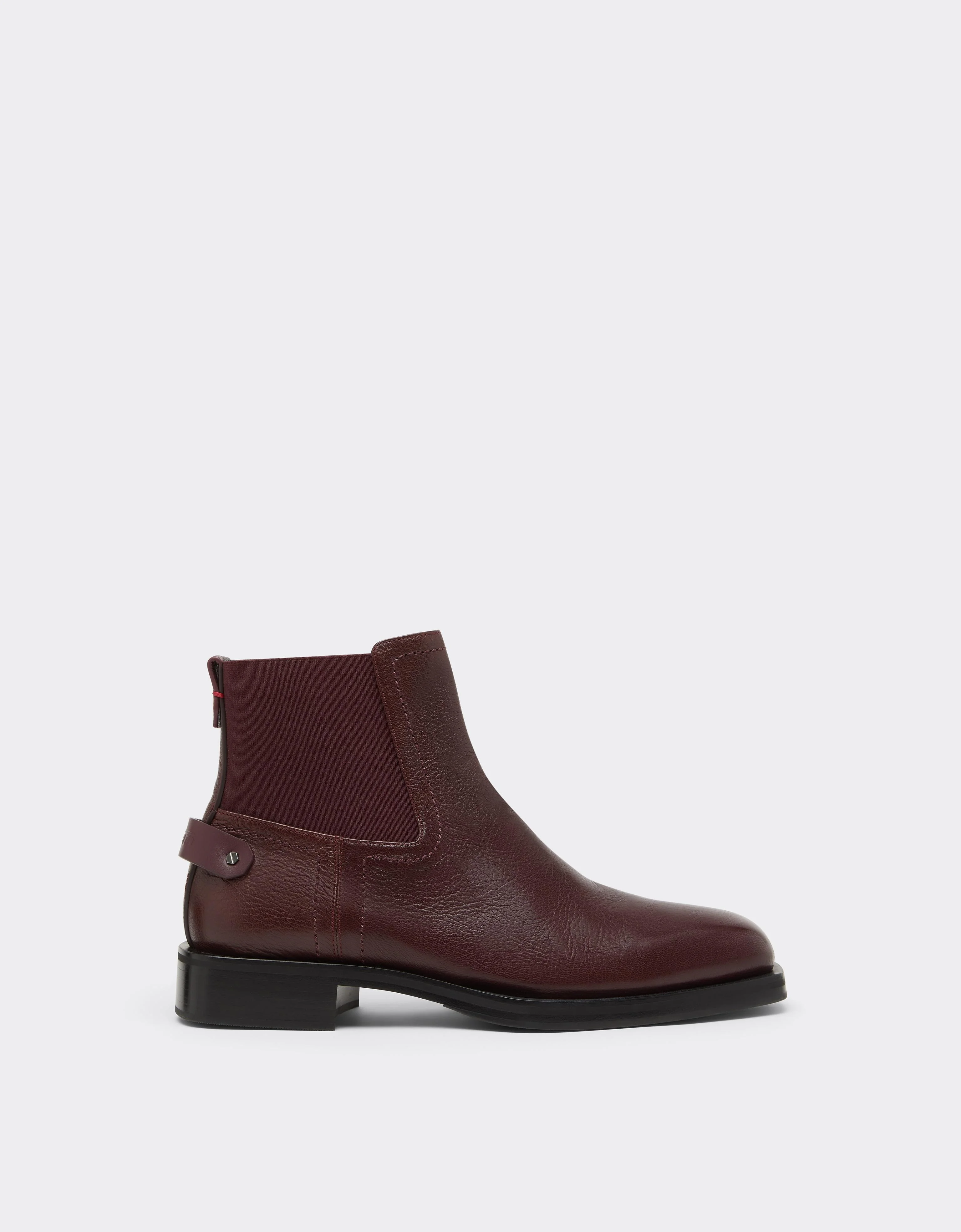 Garnet Leather Chelsea Boots - 1