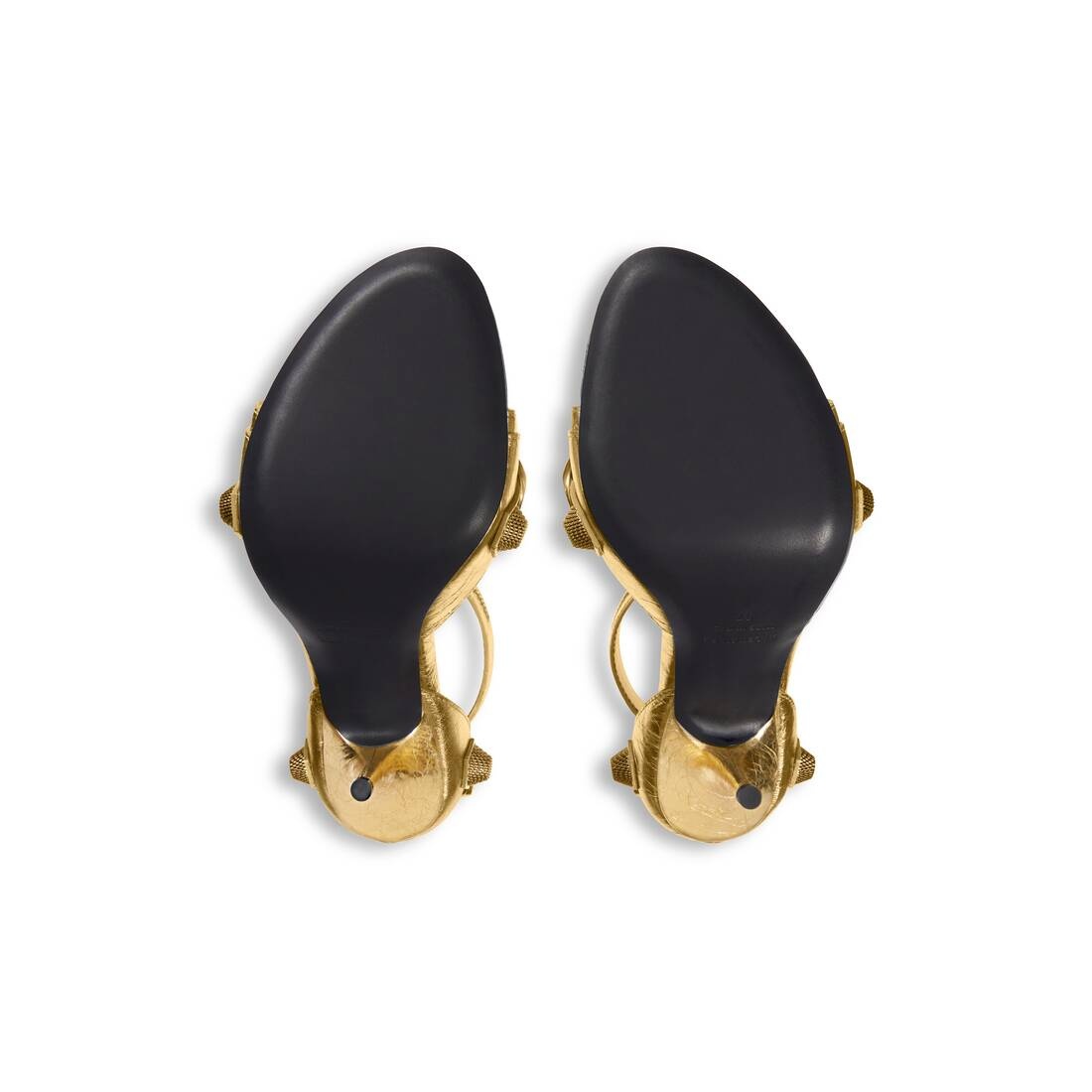Women's Cagole 110mm Sandal Metallized in Gold - 7