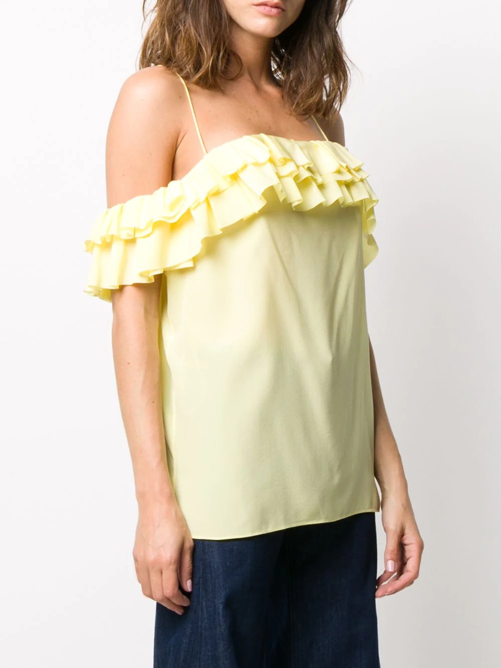 frill off-the-shoulder top - 3