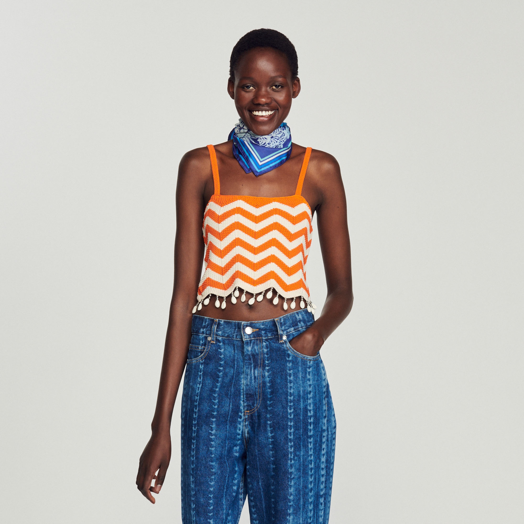 Drop-bead crop top - 5