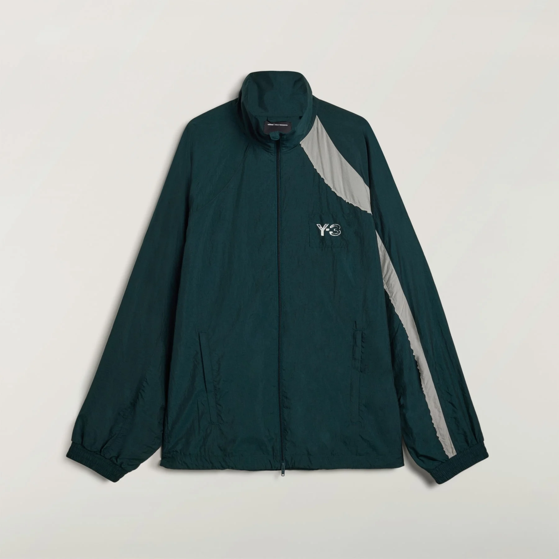 Y-3 RAW EDGE 3 STRIPES NYLON SHELL JACKET - 1