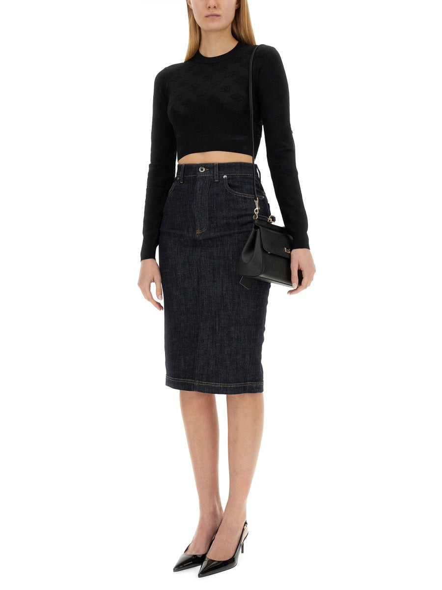 Dolce & Gabbana Women Jacquard Logo Jersey - 2