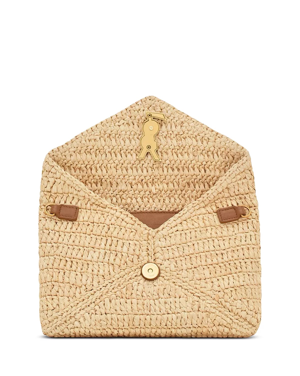 Cassandre Chain Pouch In Raffia - 2