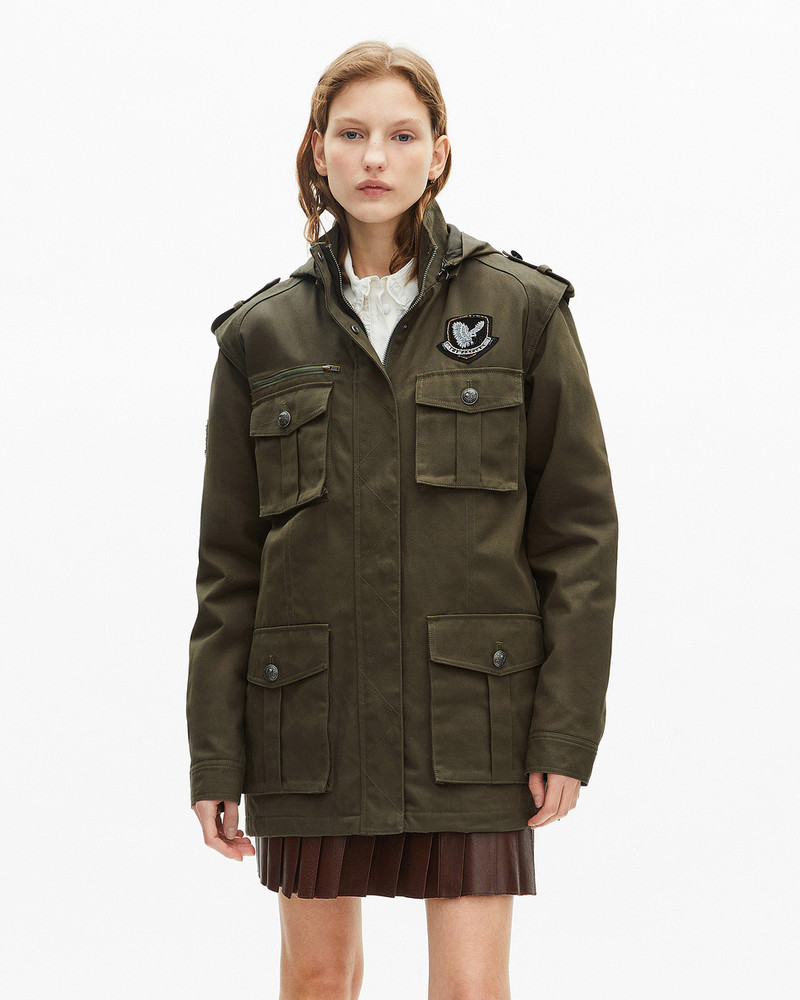 KHAKI HOODED PARKA 3