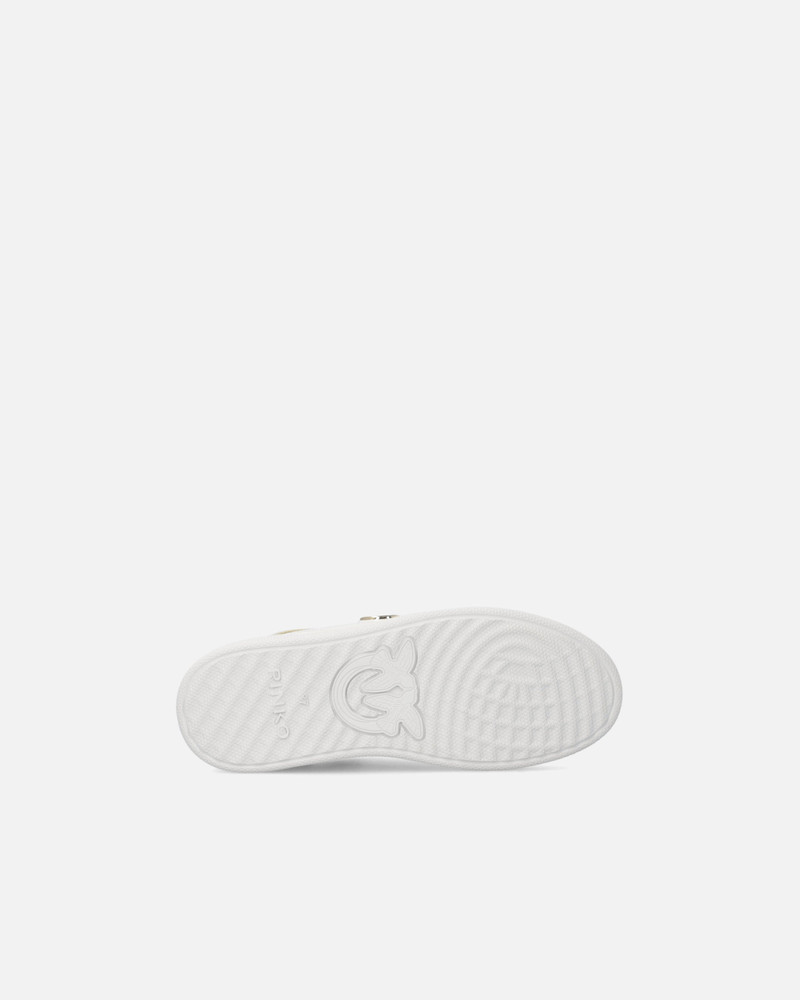 LEATHER SNEAKERS WITH LOVE BIRDS LOGO 7