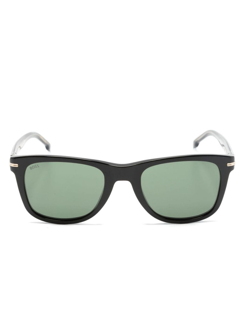 square-frame tinted sunglasses 1