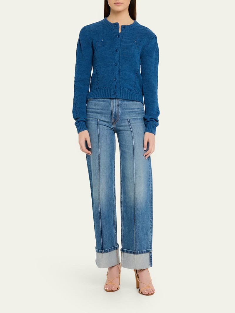 ULLA JOHNSON Delphina Knit Cardigan outlook