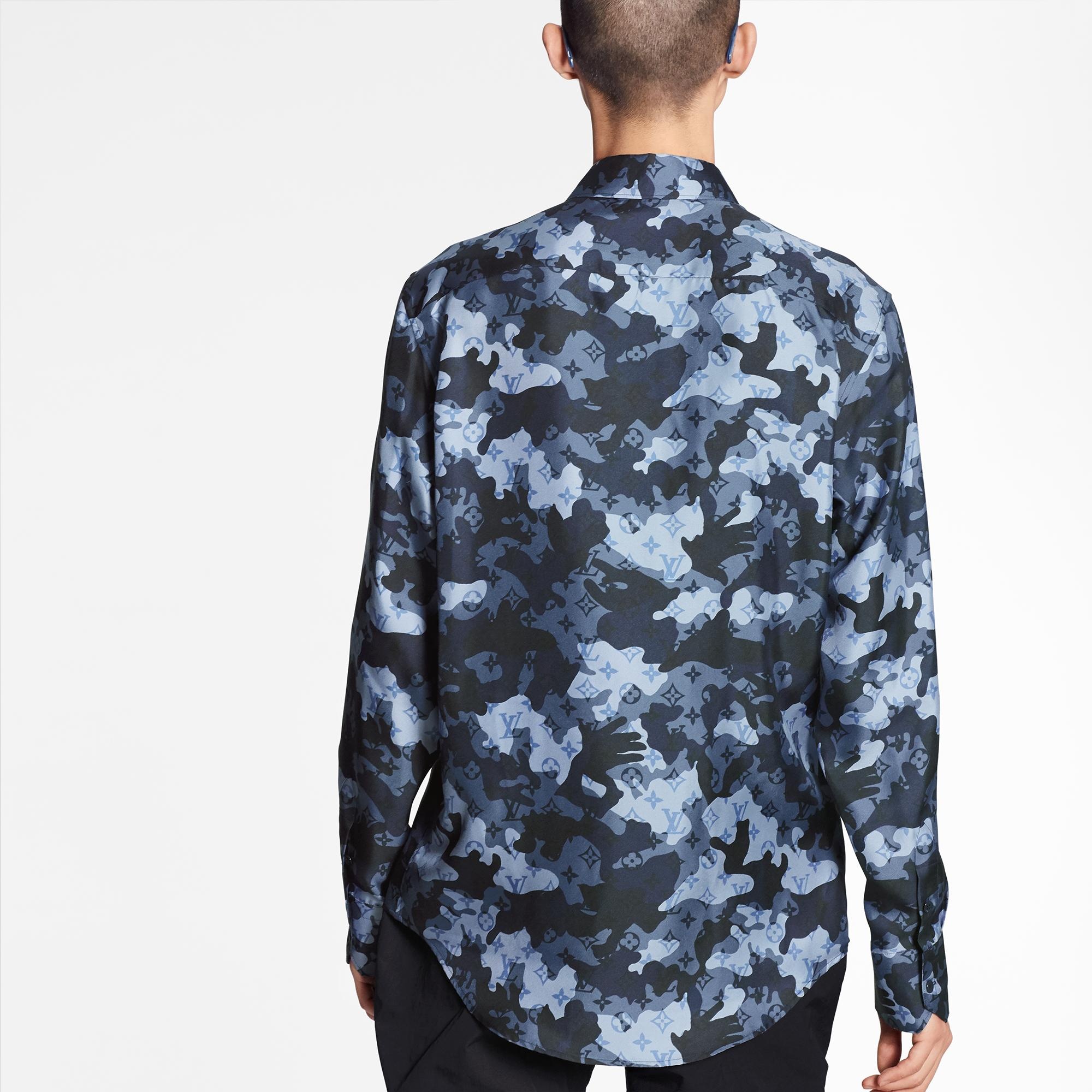 Camo Regular Silk Shirt - 5