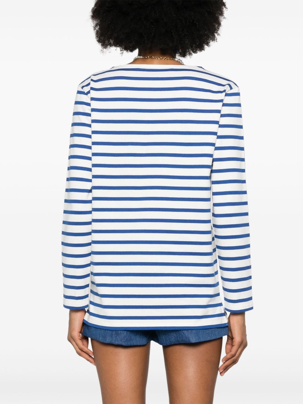 striped T-shirt - 4