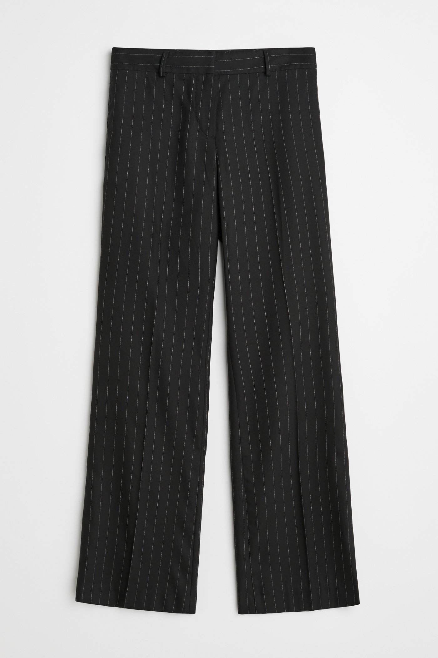 Hip Trouser Black Chalk Stripe - 1