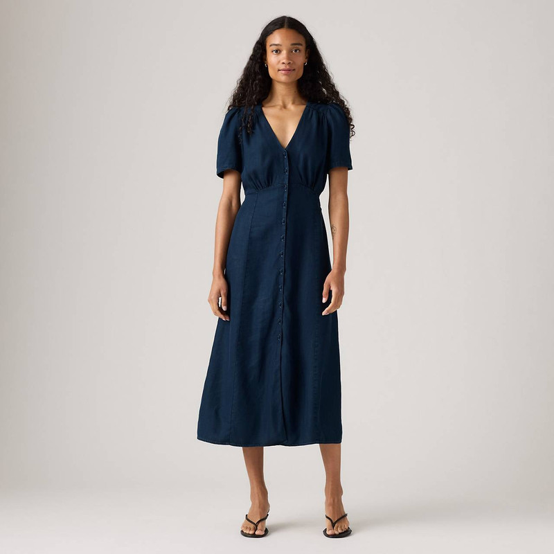 SARINA SHORT-SLEEVE MIDI DRESS 2
