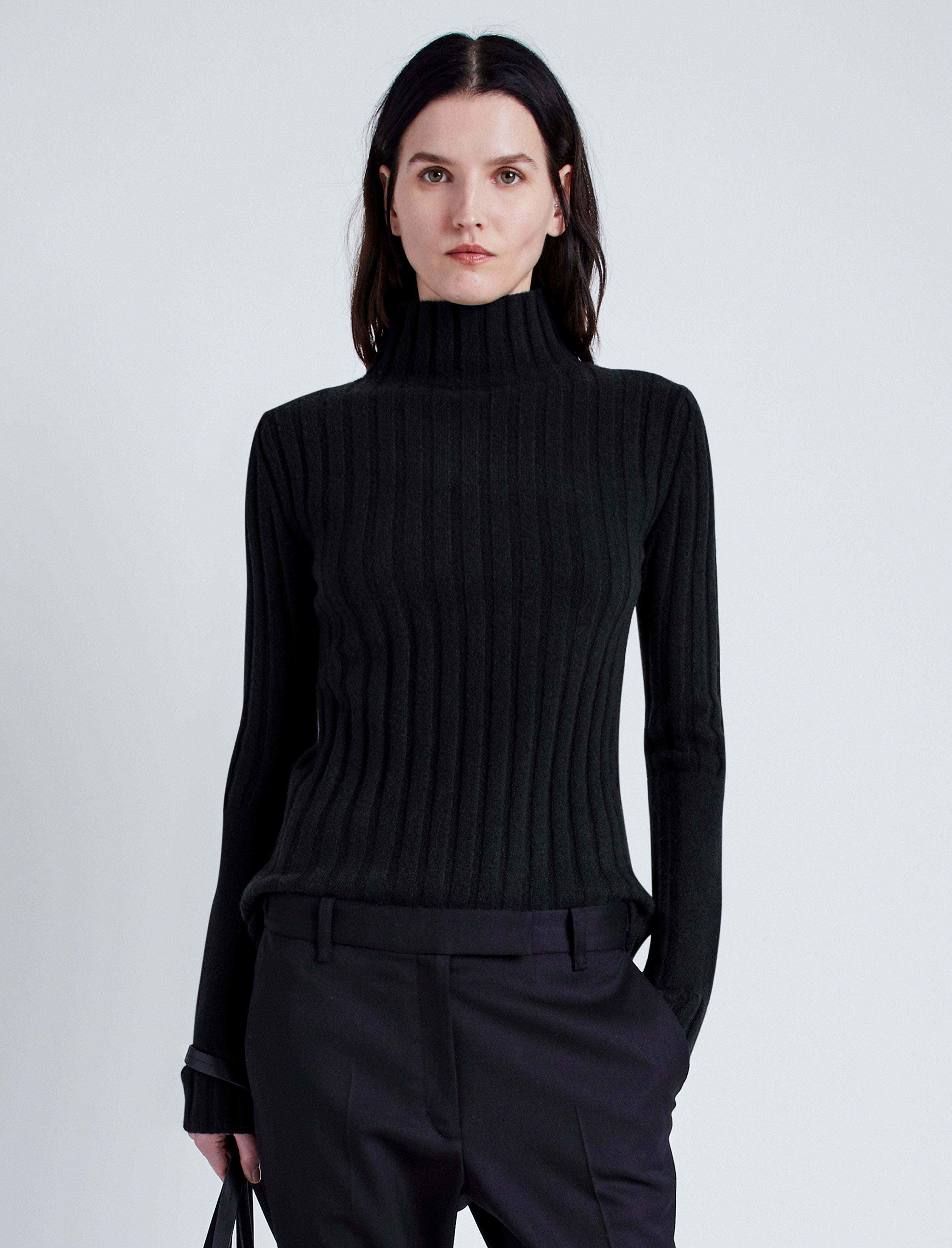 Haven Sweater in Midweight Cashmere Rib - 2