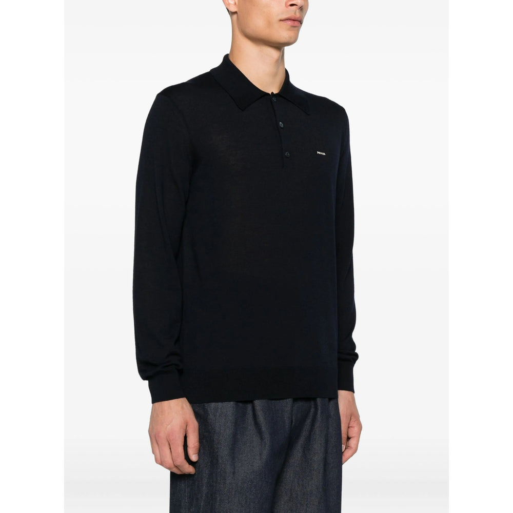Prada Black Polo Shirts Men - 3