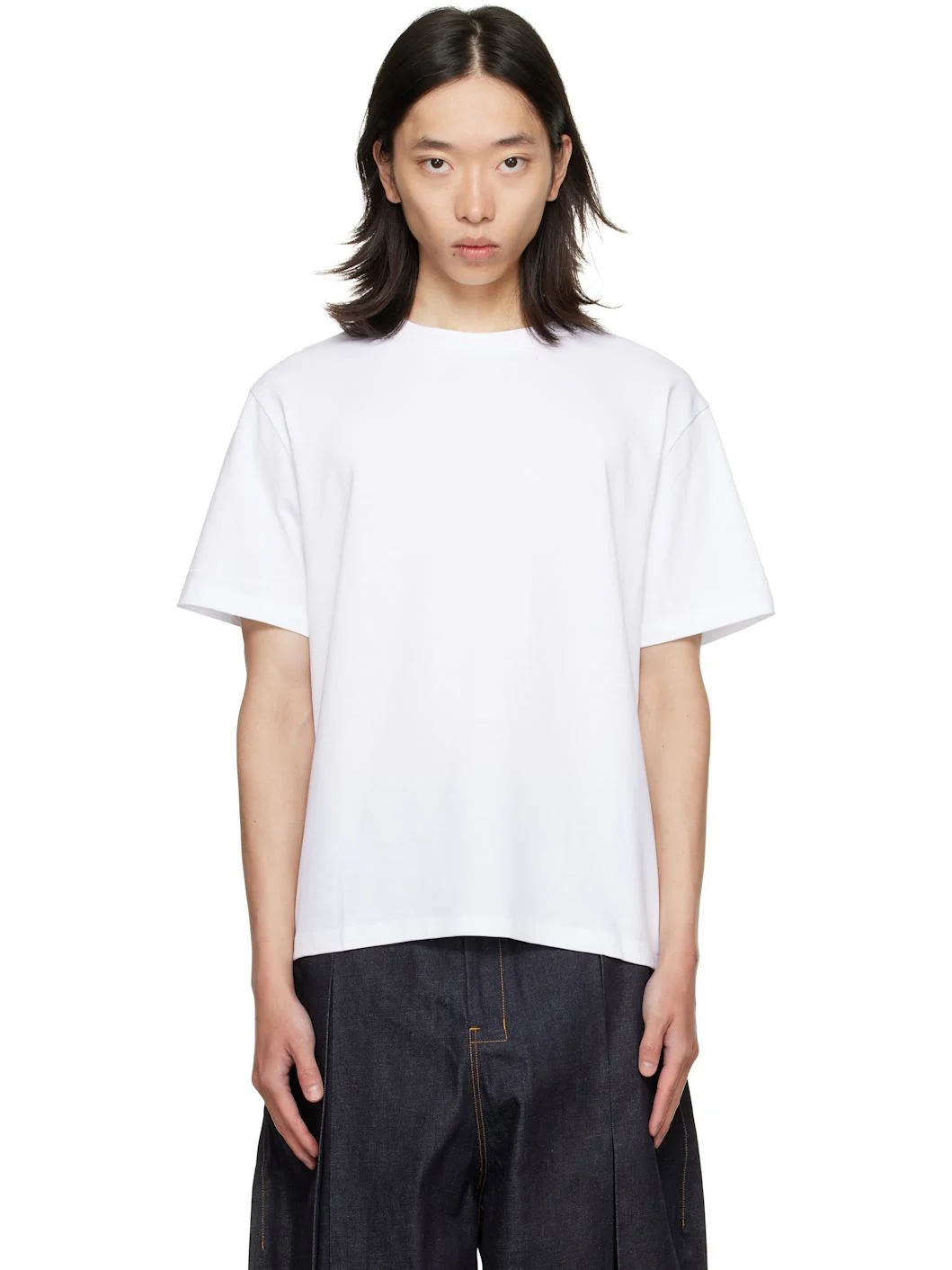 White Short Sleeve Lock T-shirt - 1