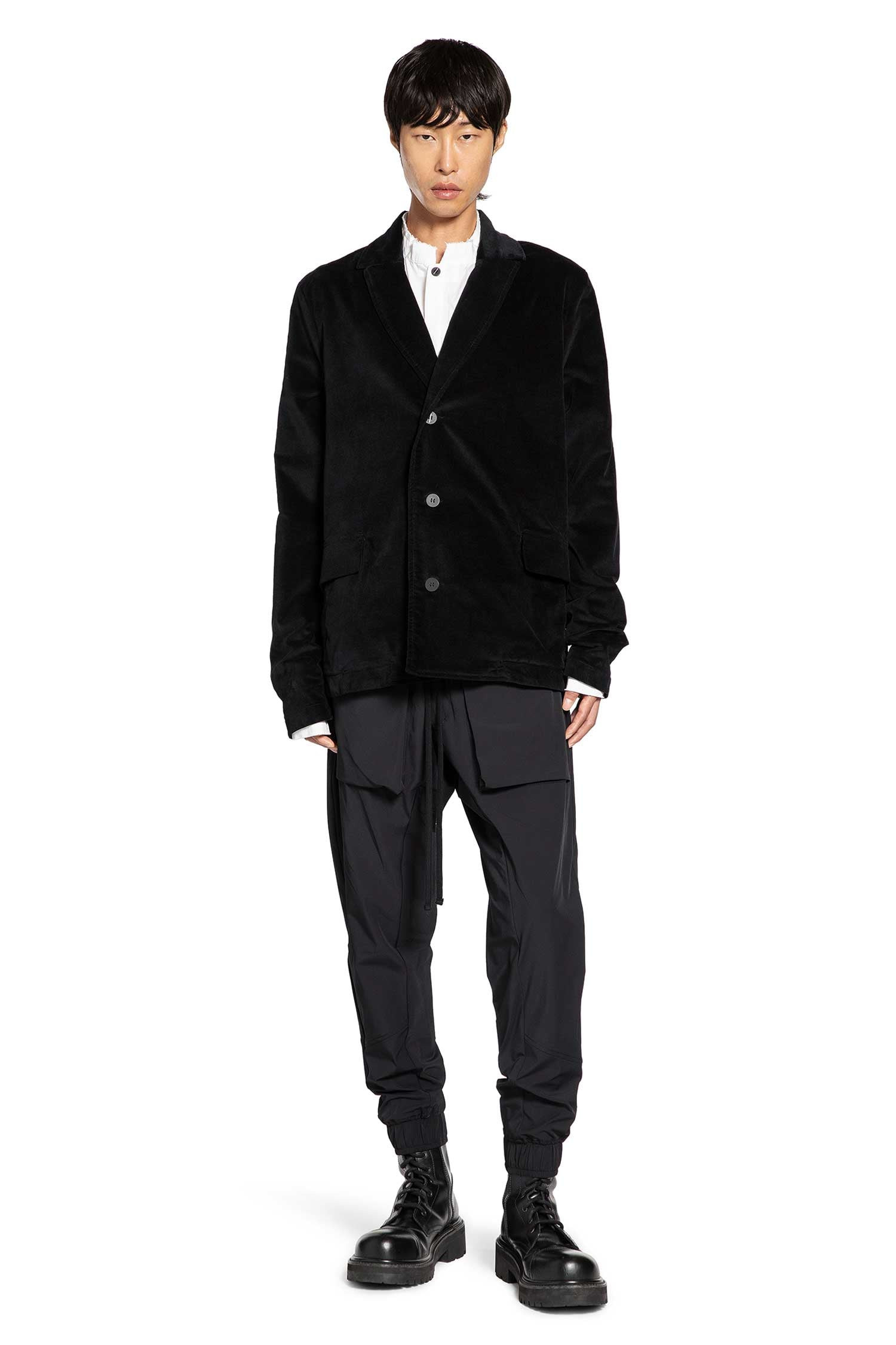 Cotton Poplin Stand Collar Shirt - 6
