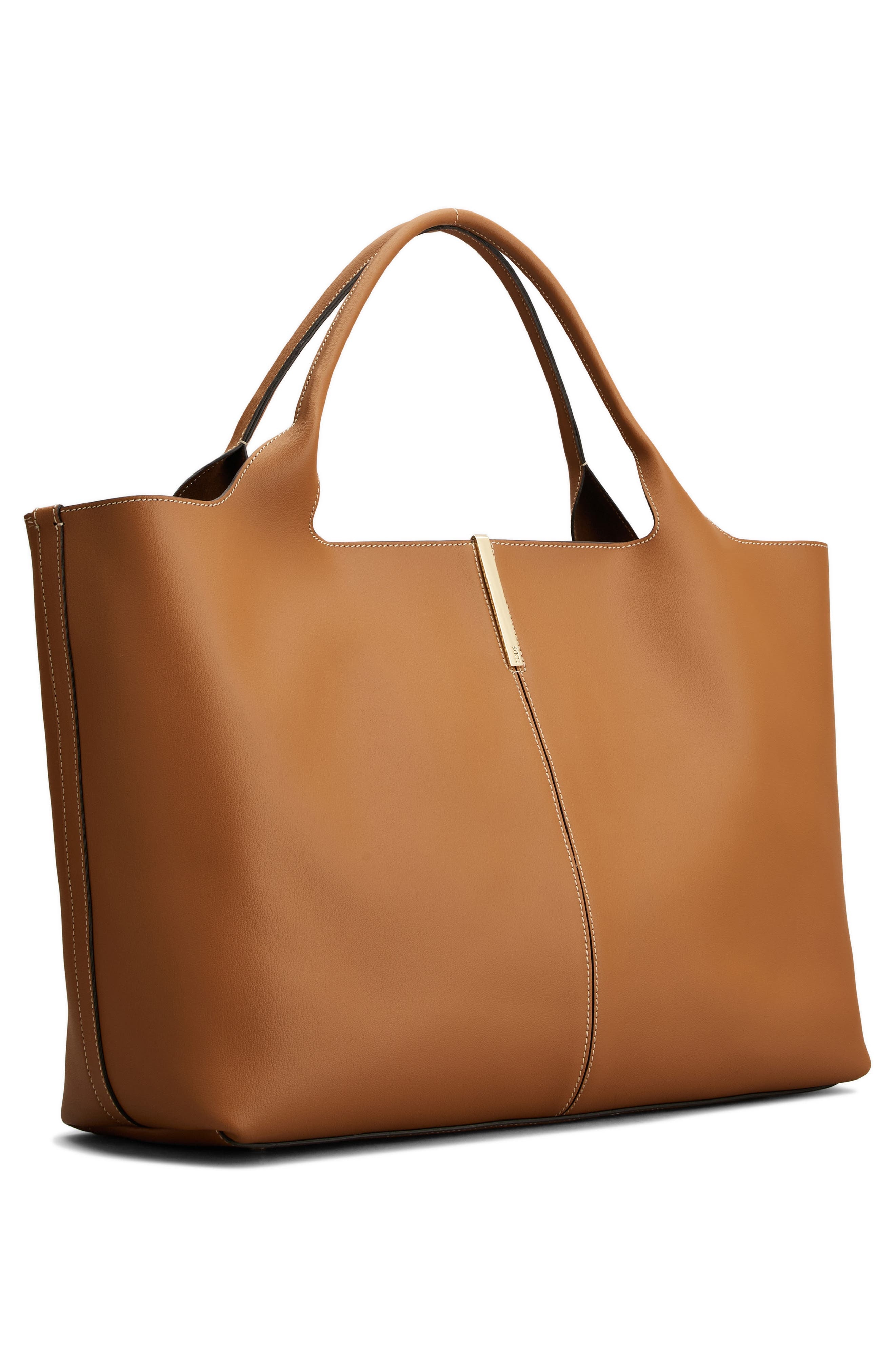 Tod's Medium Leather Shopping Bag in Kenia/Cacao at Nordstrom - 3