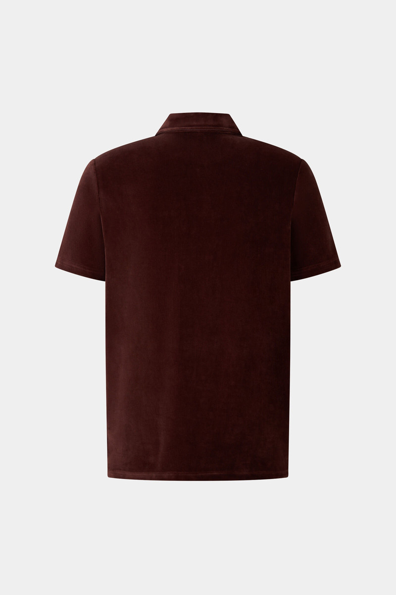 BOGNER Nicki polo shirt Vincenzo in Wine red outlook