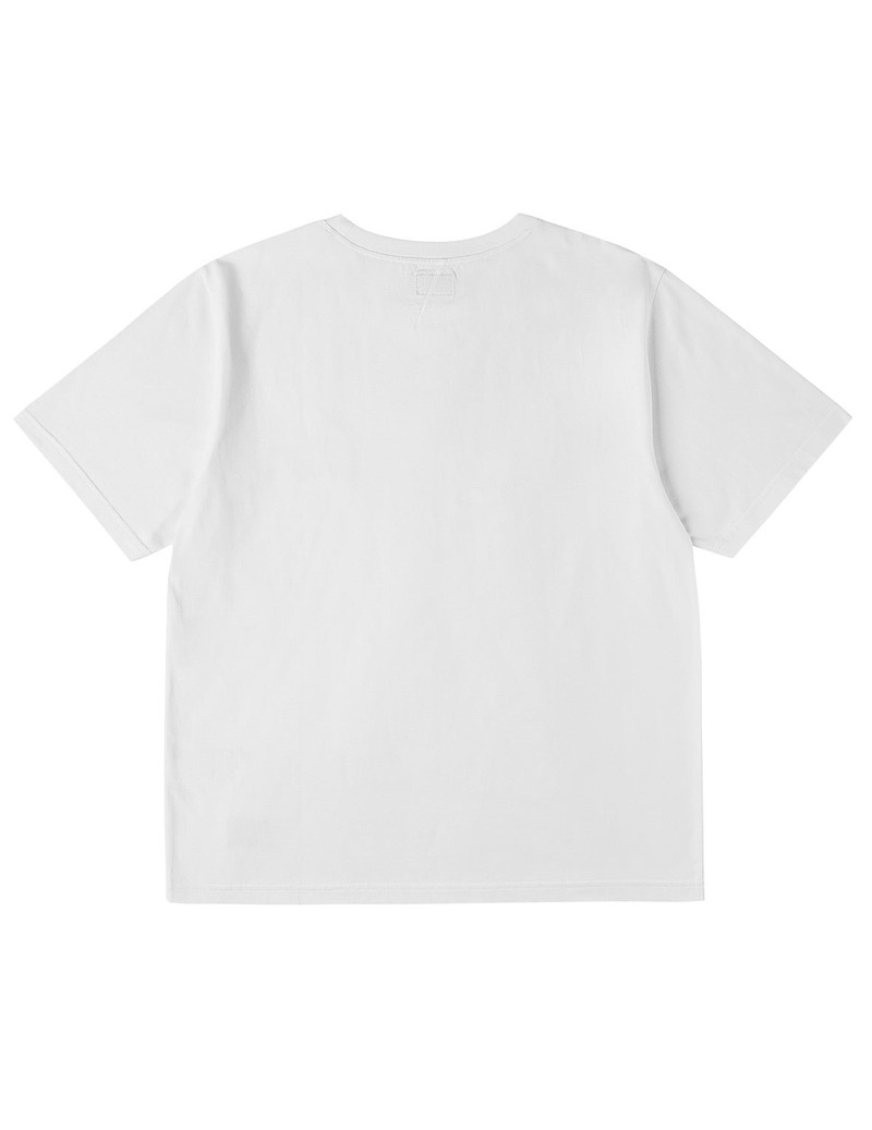 EVISU Monochrome Seagull Embroidery T-shirt outlook