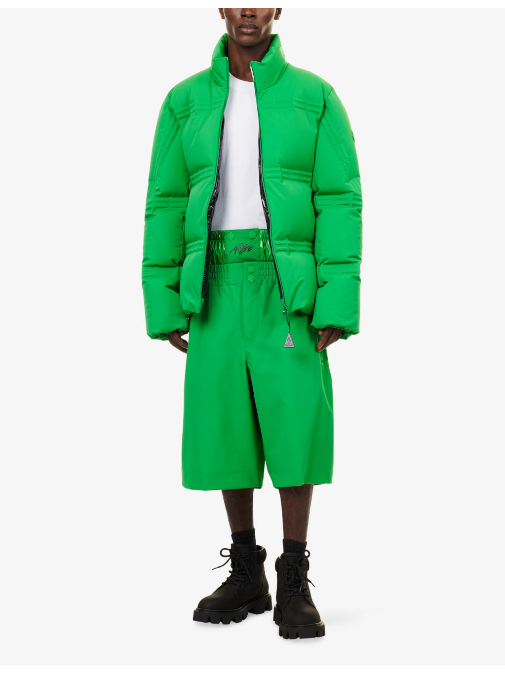 Moncler Genius x Asap Rocky Wide-Leg Shell Shorts - 2