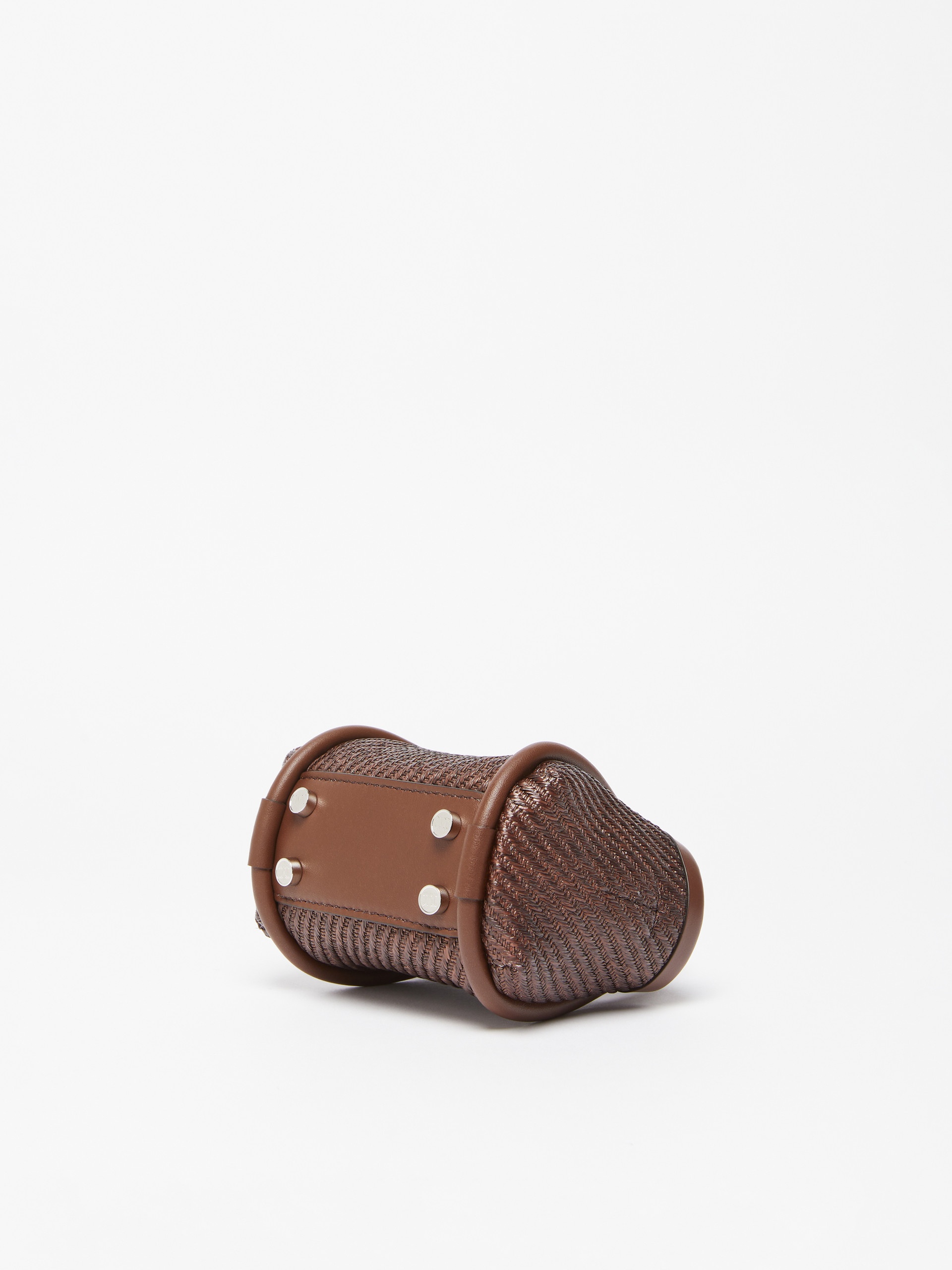 SUMMERMINI Raffia-effect fabric mini Marine bag - 5