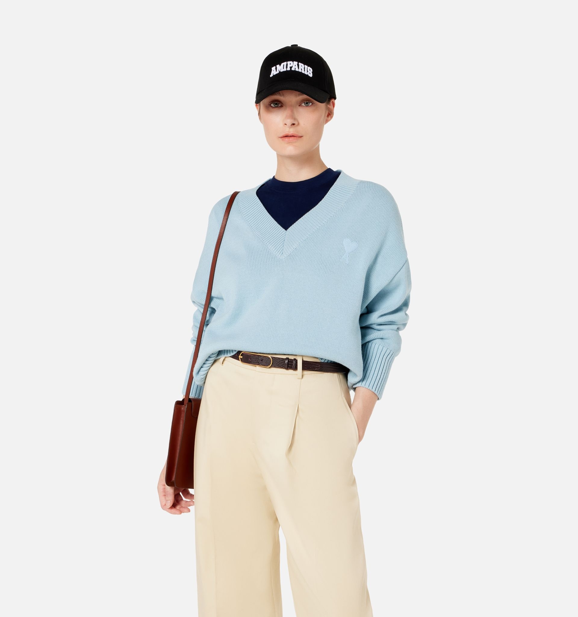 Ami de Coeur V Neck Sweater - 3