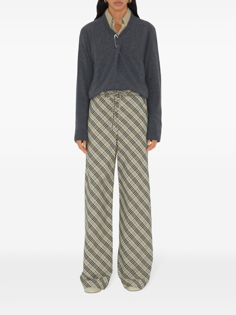checked trousers - 2