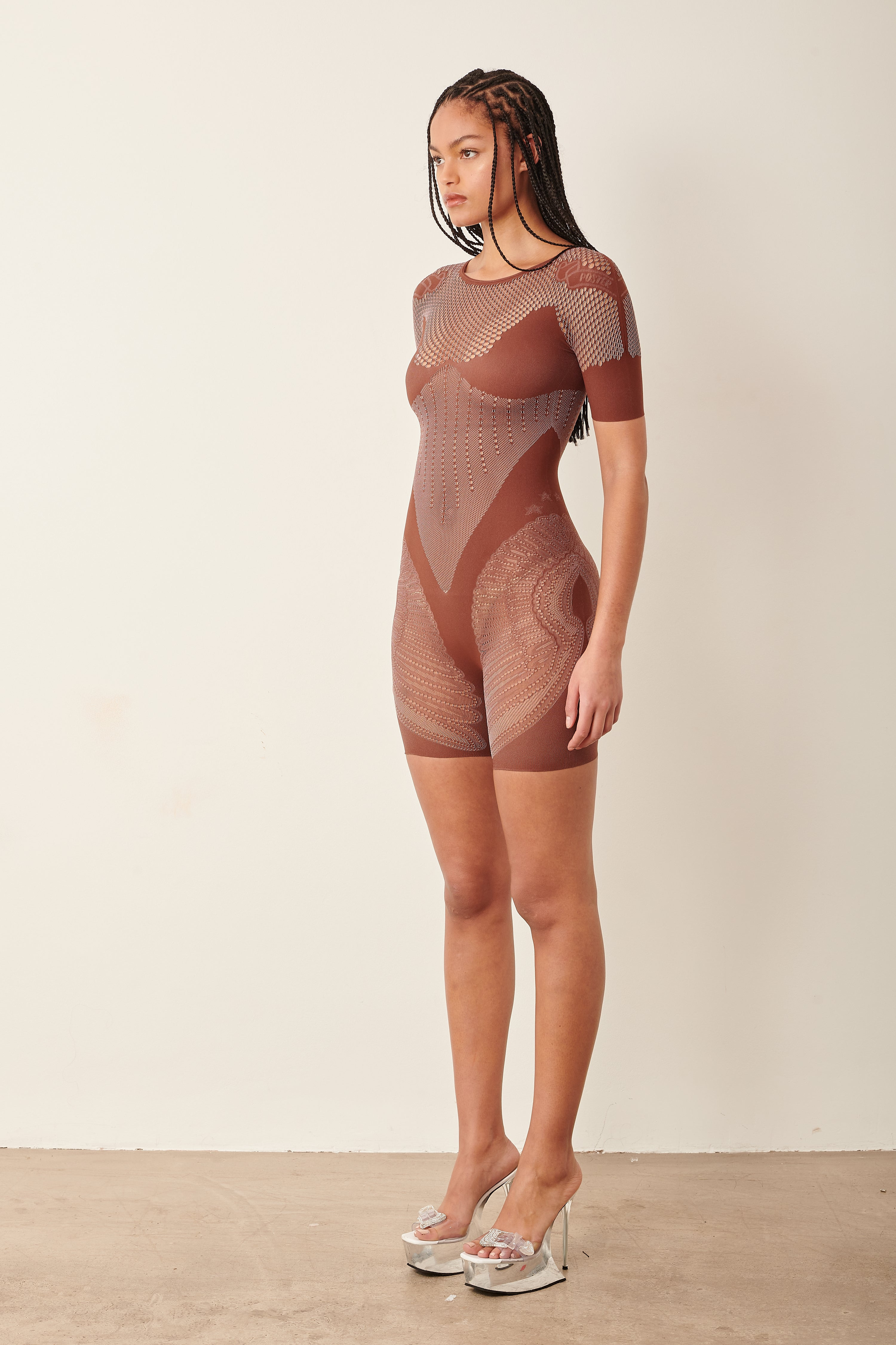 VIVIAN PLAYSUIT OLD MONEY BROWN - 5