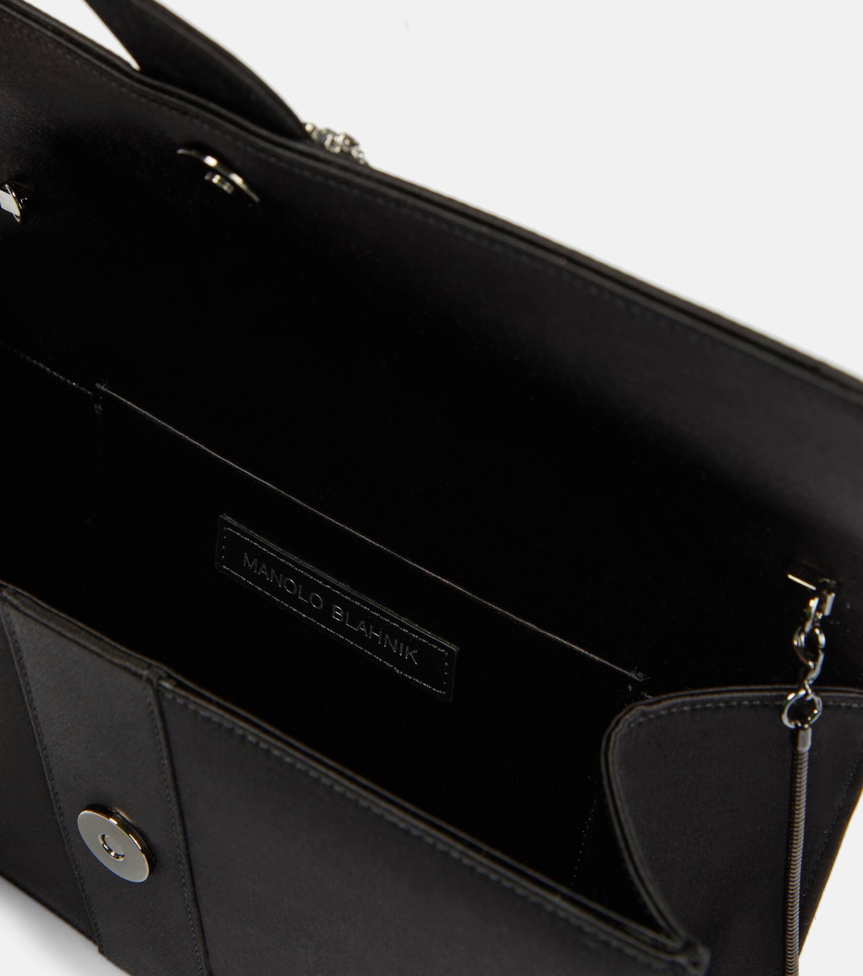 Capri embellished satin clutch - 4