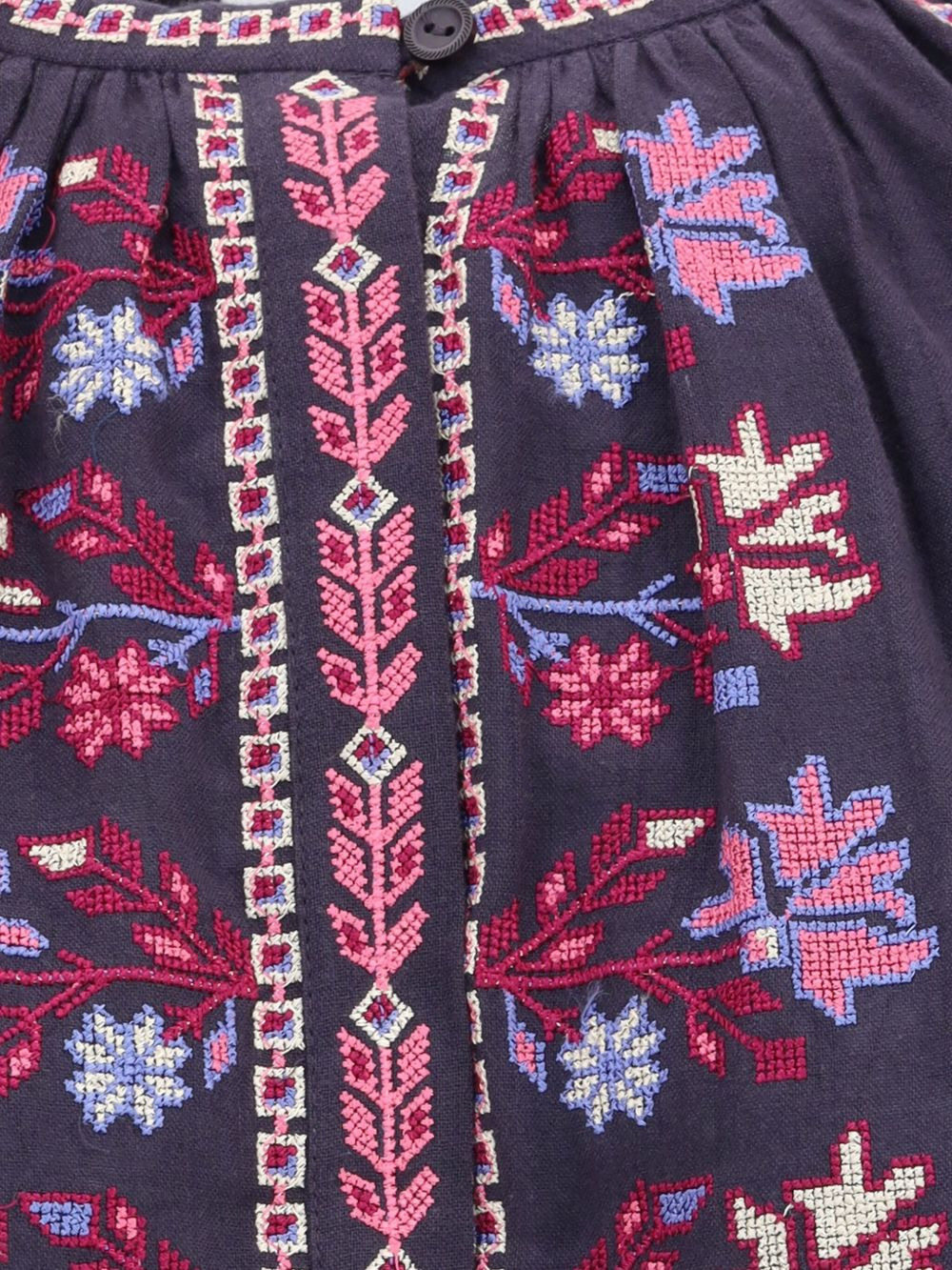 embroidered floral top - 4