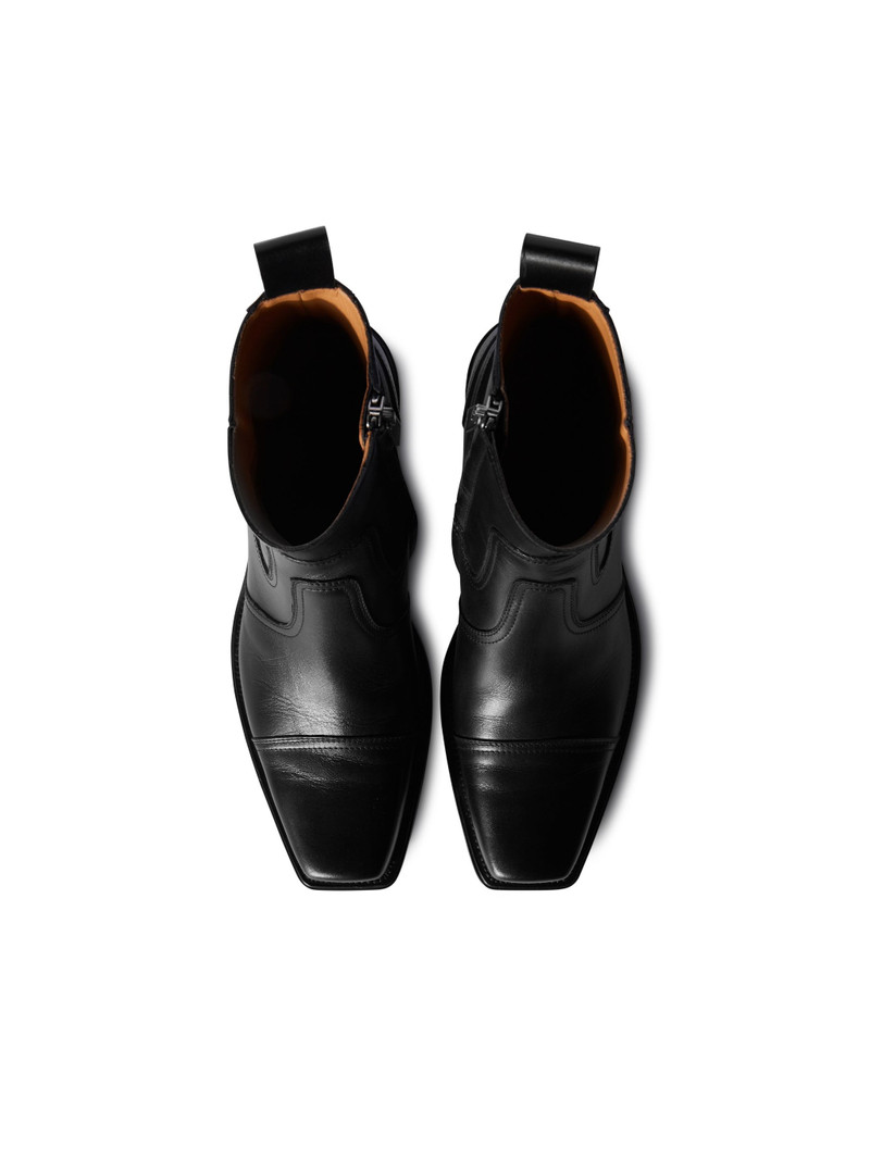 Cowboy Cropped Ankle Boot 3