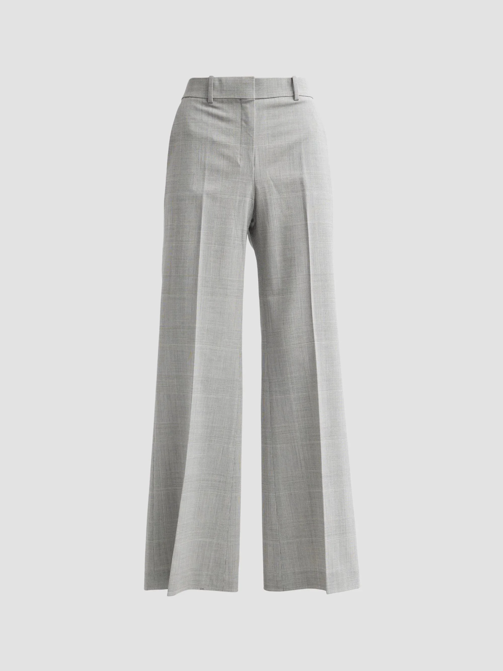 Women's Fluid Flare High-Rise Pants - Grey Multi - 1