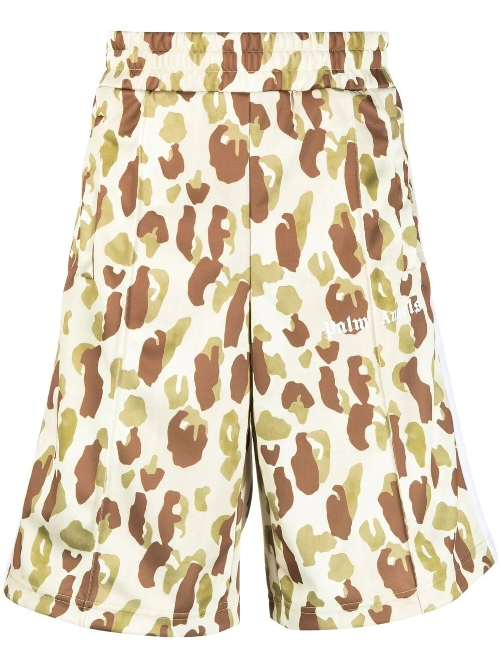 logo camouflage-print shorts - 1