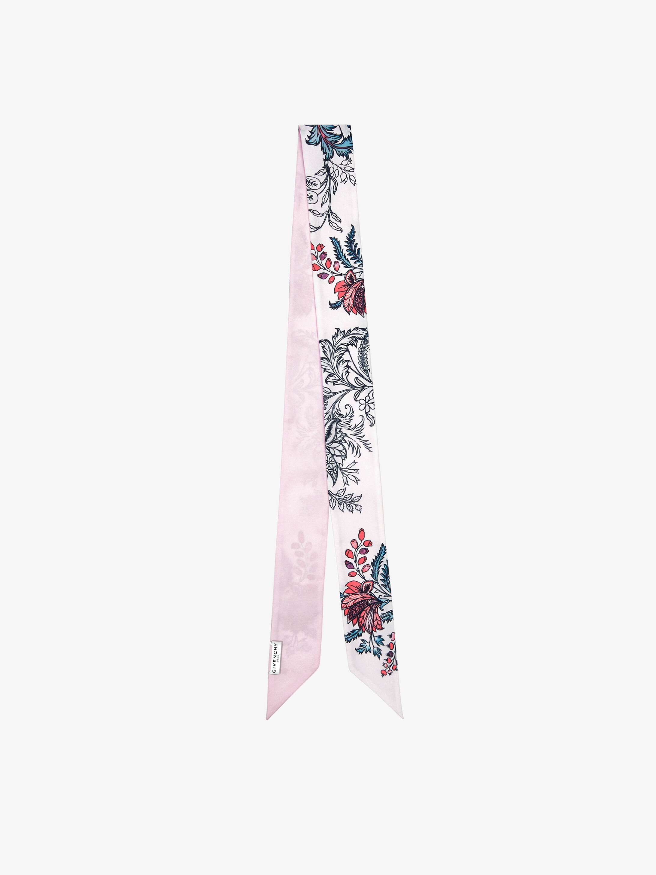 GIVENCHY headband in floral printed silk - 2