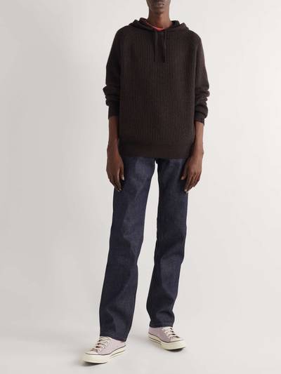 rag & bone Pierce Ribbed Cashmere Hoodie outlook