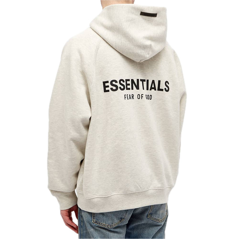 ESSENTIALS Fear of God Essentials Pull Over Hoodie 'Oatmeal' 192SP212002F outlook