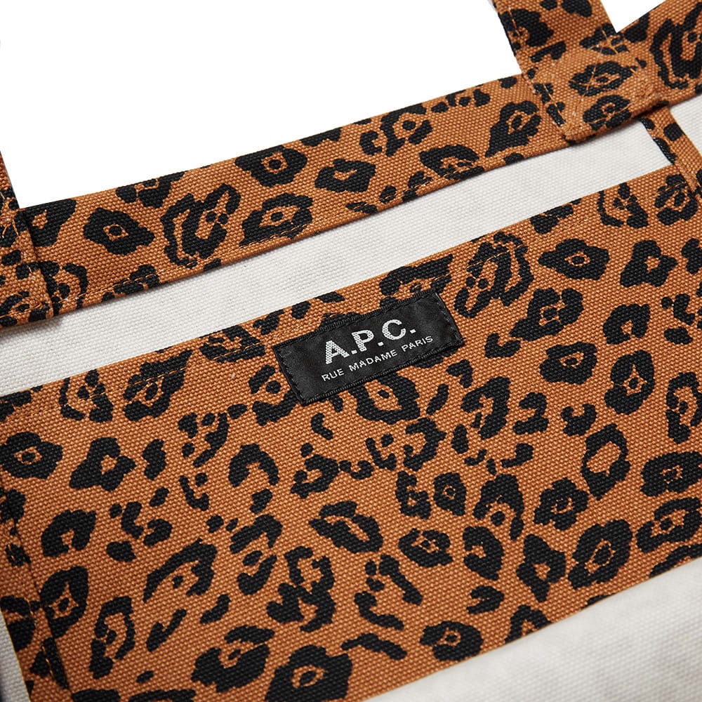 A.P.C. Diane Leopard Large Tote - 4