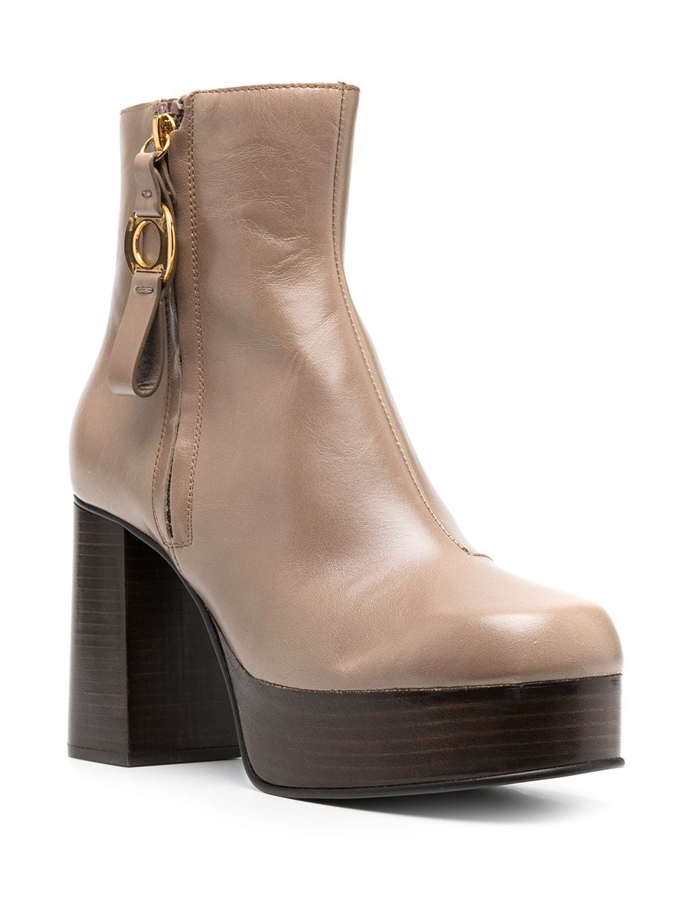 side-zip ankle boots - 2