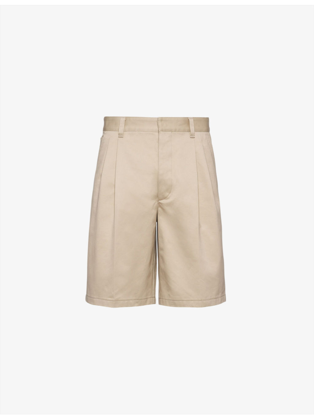 Bermuda brand-plaque cotton shorts - 1