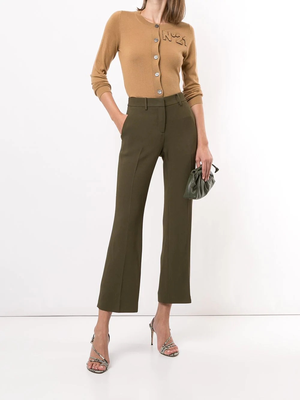 cropped tailored trousers - 2