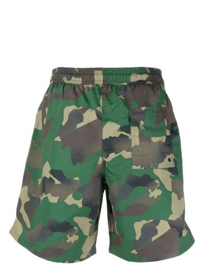 Heron Preston logo-patch swim shorts outlook