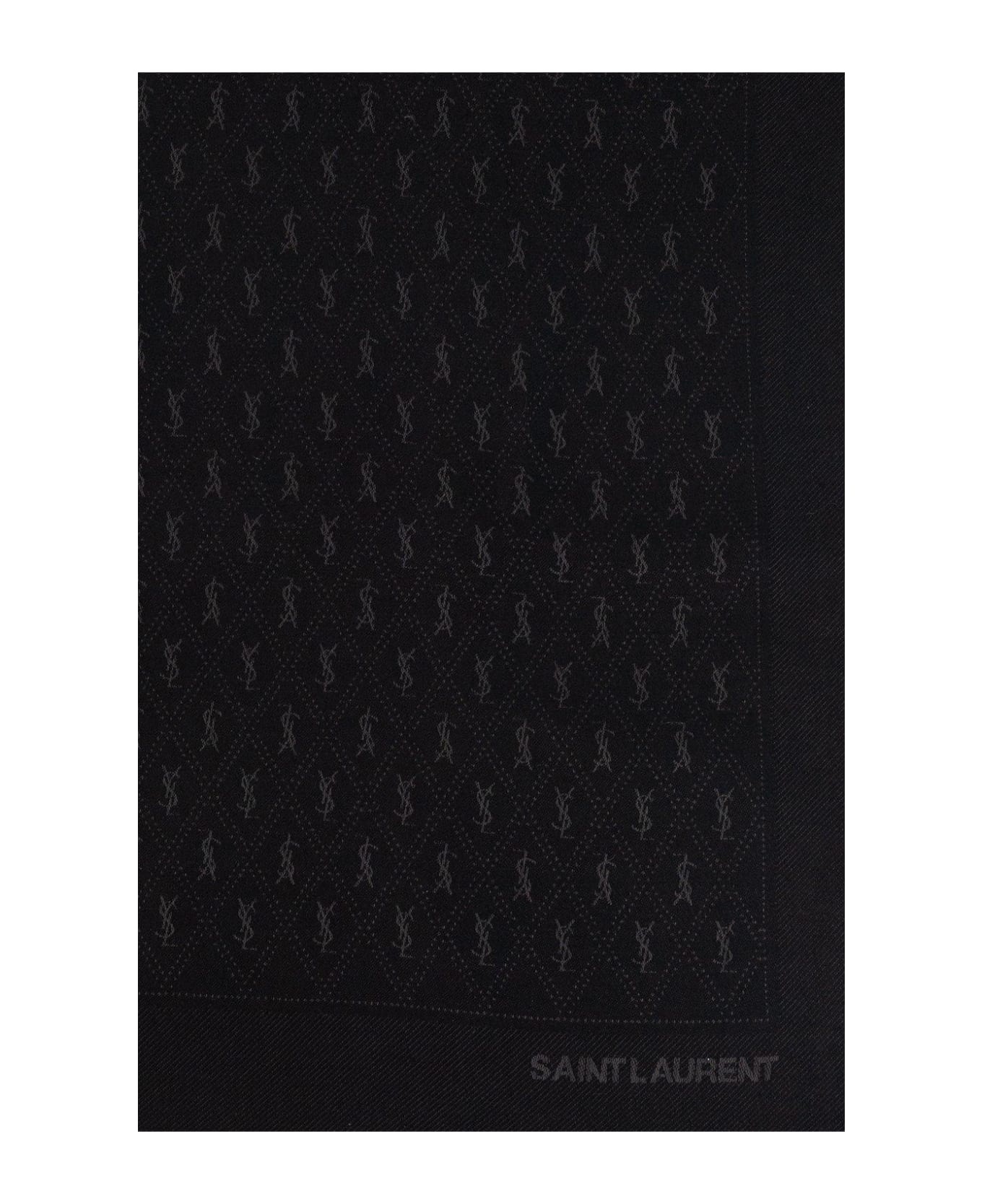 Cassandre Monogram Large Scarf - 2