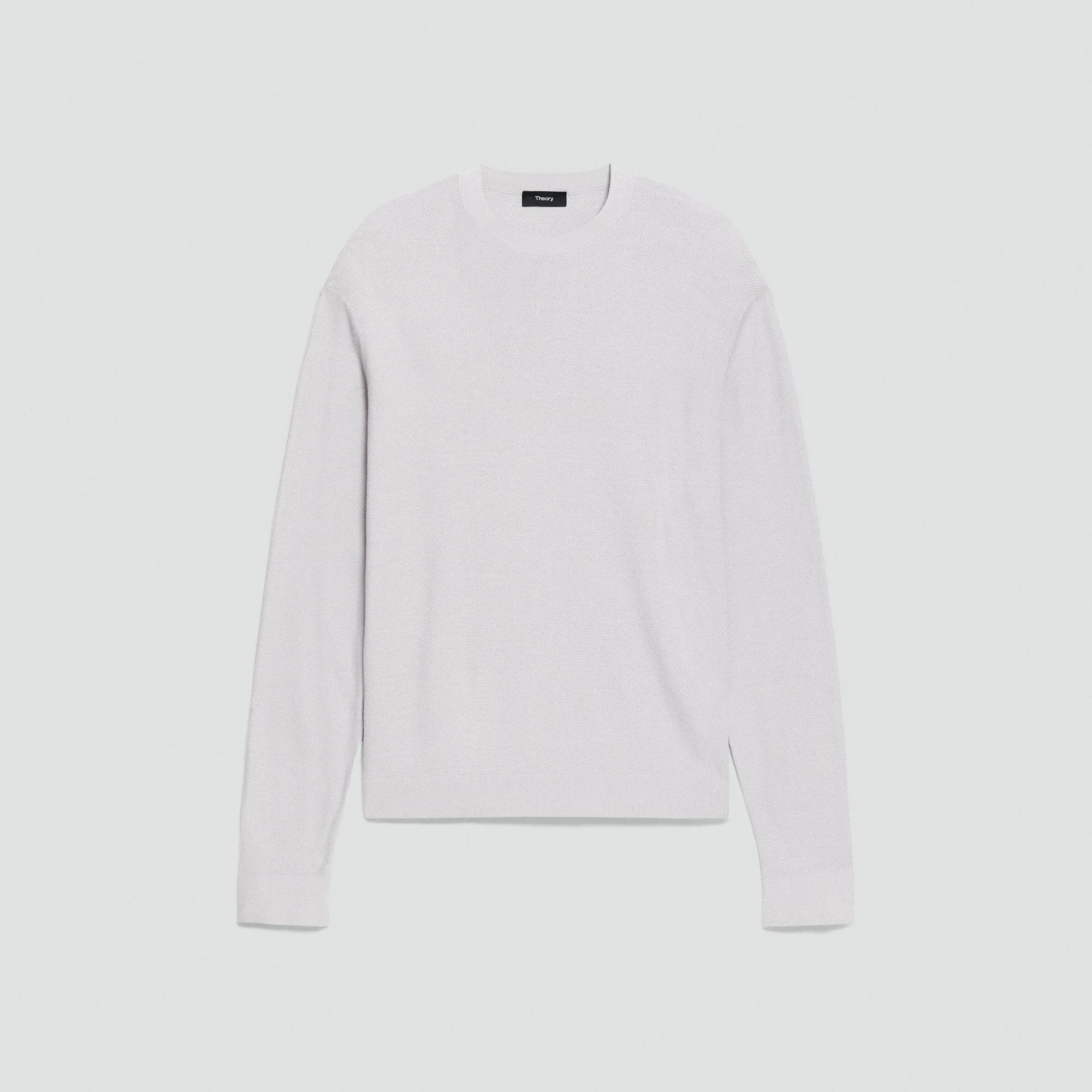 Crewneck Sweatshirt in Silk-Cotton - 1