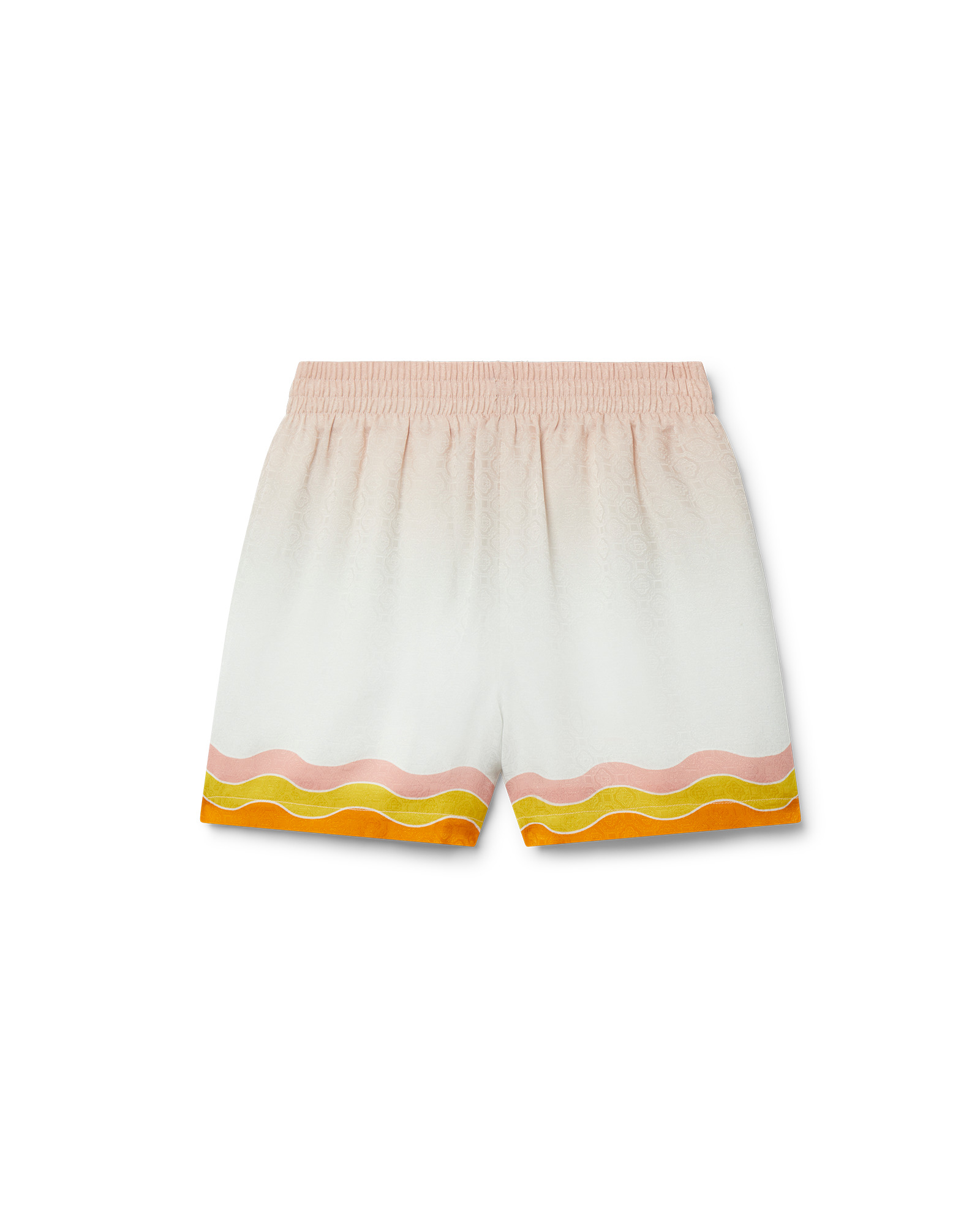 Rainbow Monogram Silk Shorts - 1