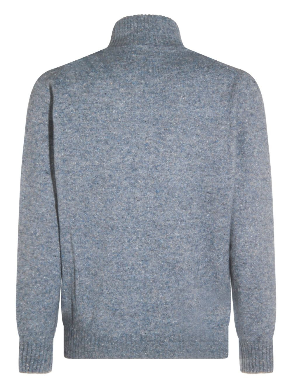 high-neck zip-front cardigan - 2